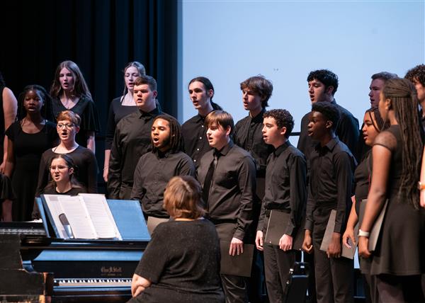 2023 All County Chorus Students Performing